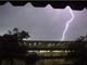 Lightning strikes once